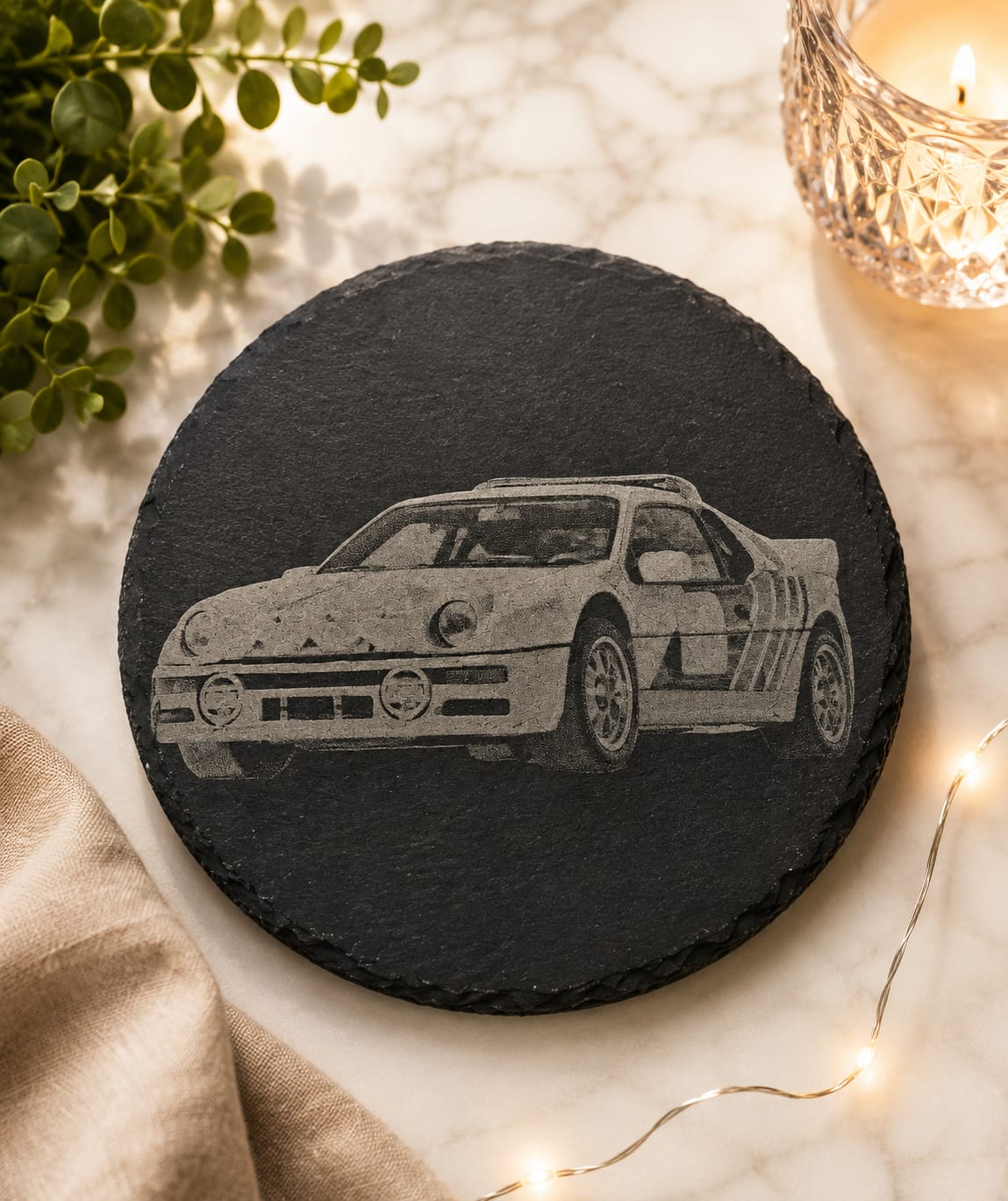 Classic car slate coasters