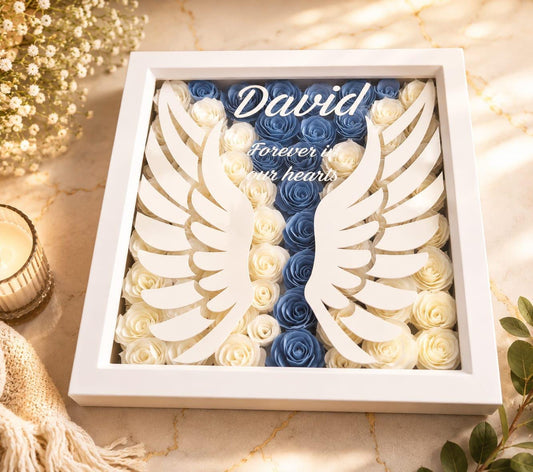 Personalised remembrance box frame