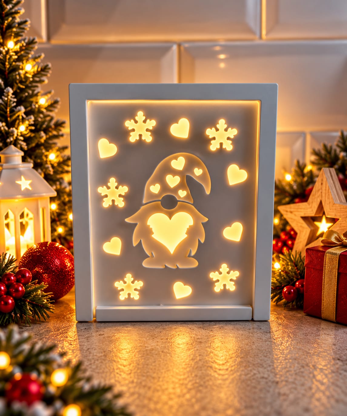 Eco resin Christmas decoration inserts