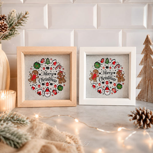 Merry Christmas shadow box
