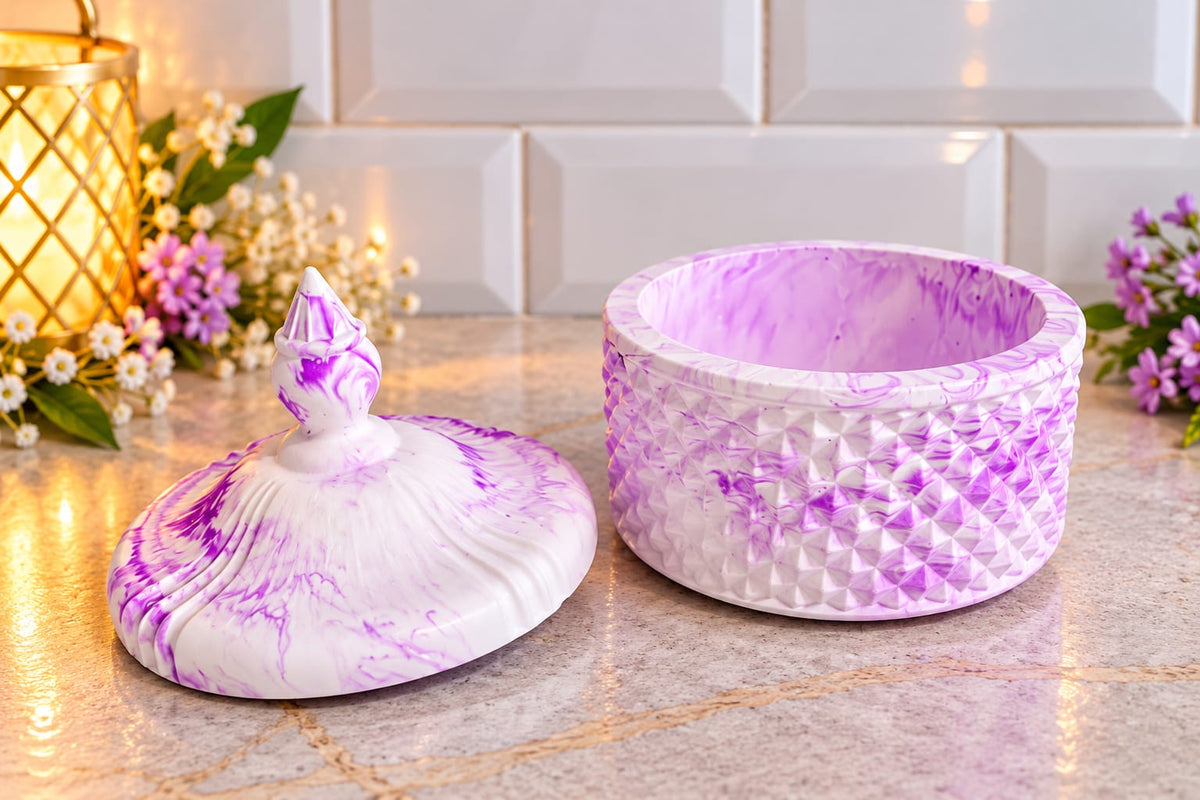 Eco resin trinket dish