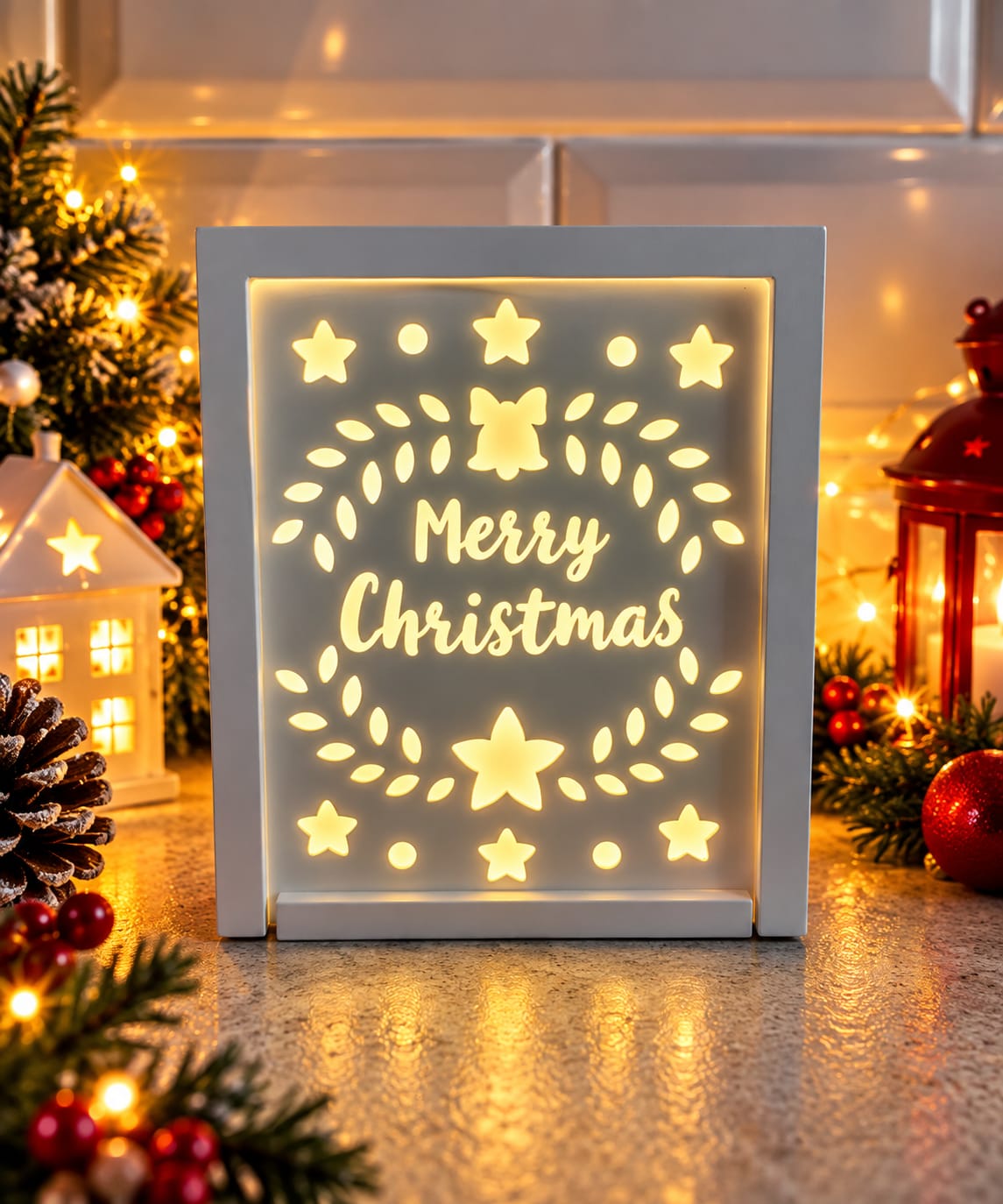 Eco resin Christmas decoration inserts