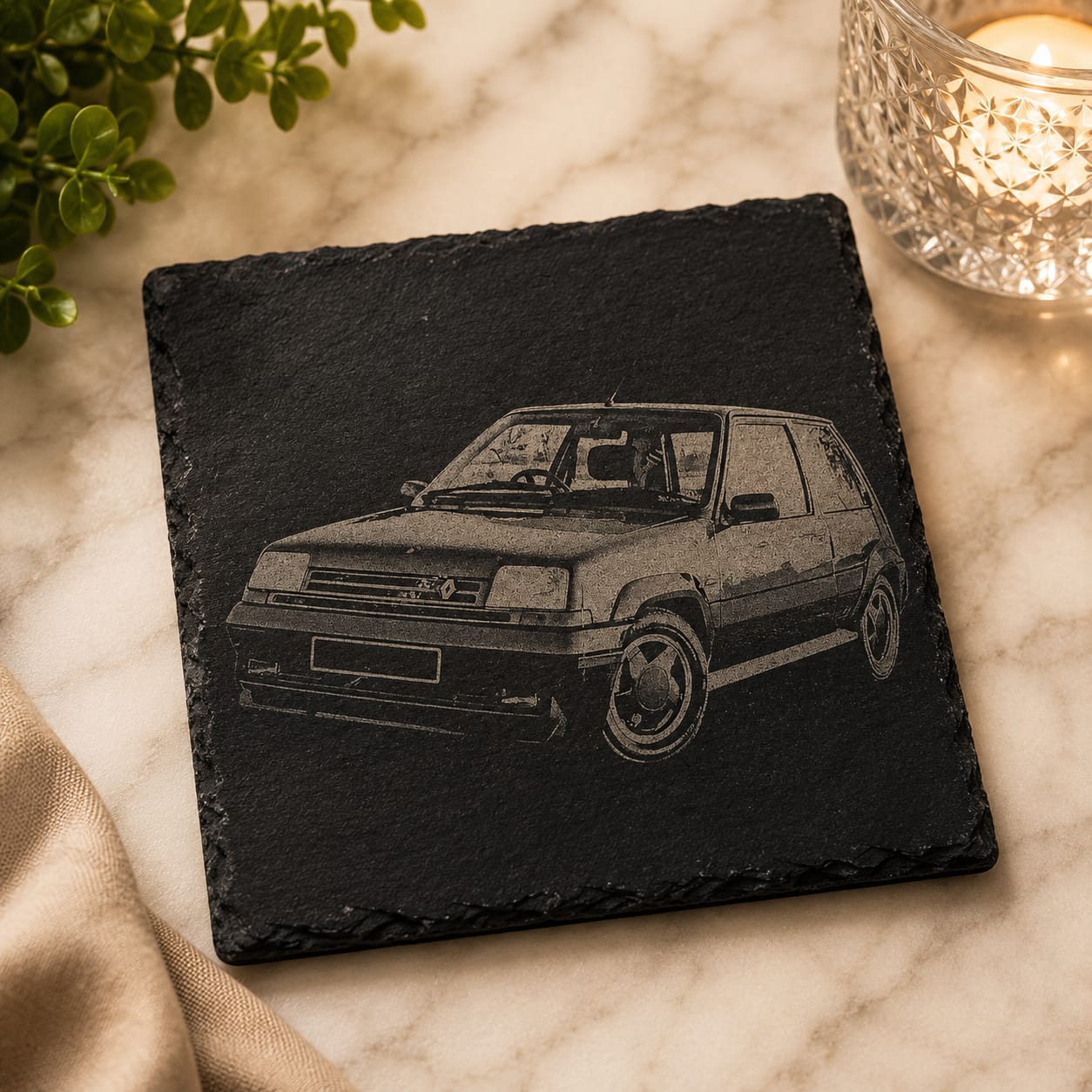 Classic car slate coasters