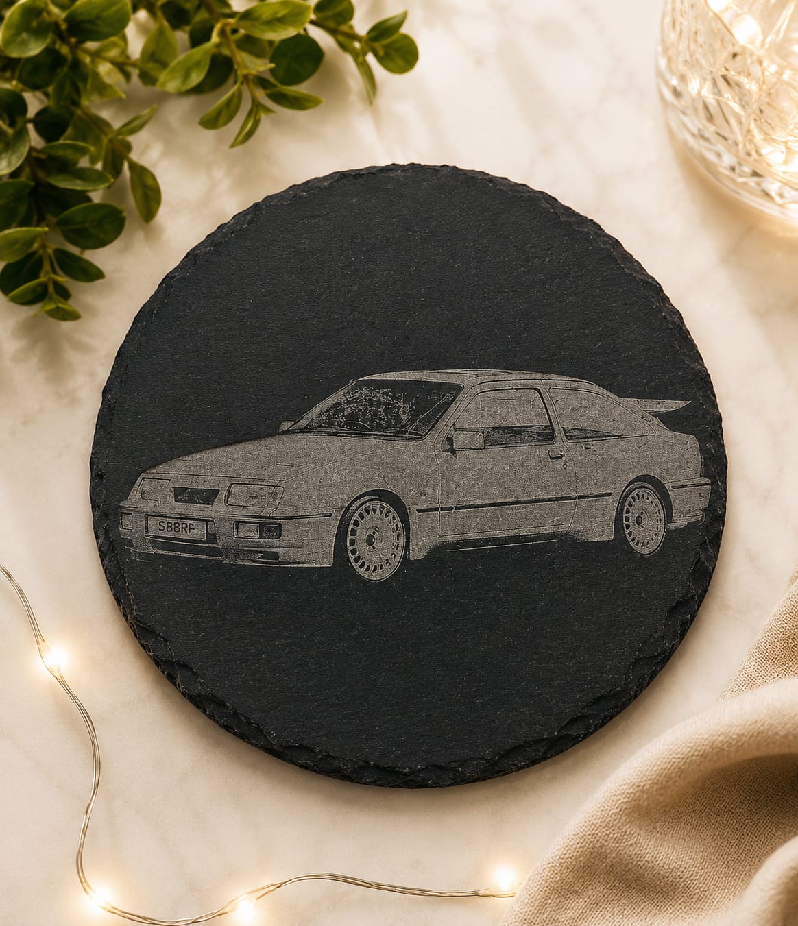 Classic car slate coasters
