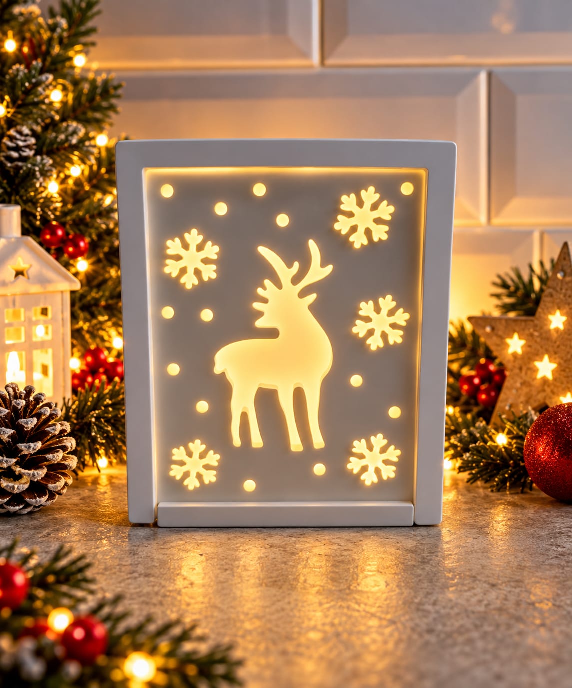 Eco resin Christmas decoration inserts