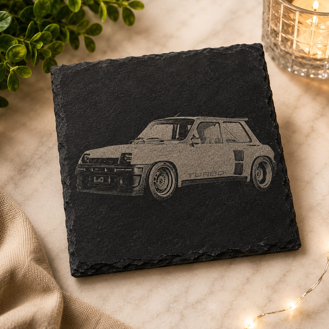 Classic car slate coasters