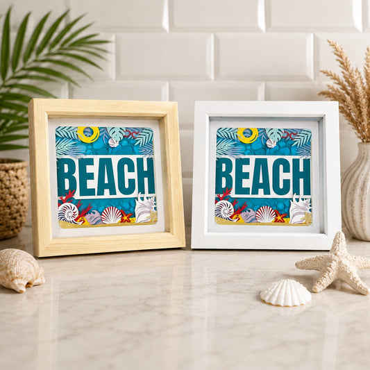 Beach shadow box