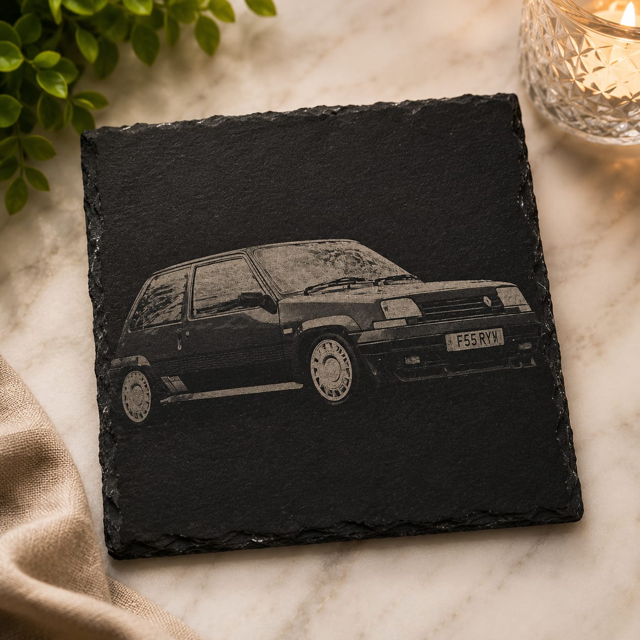 Classic car slate coasters