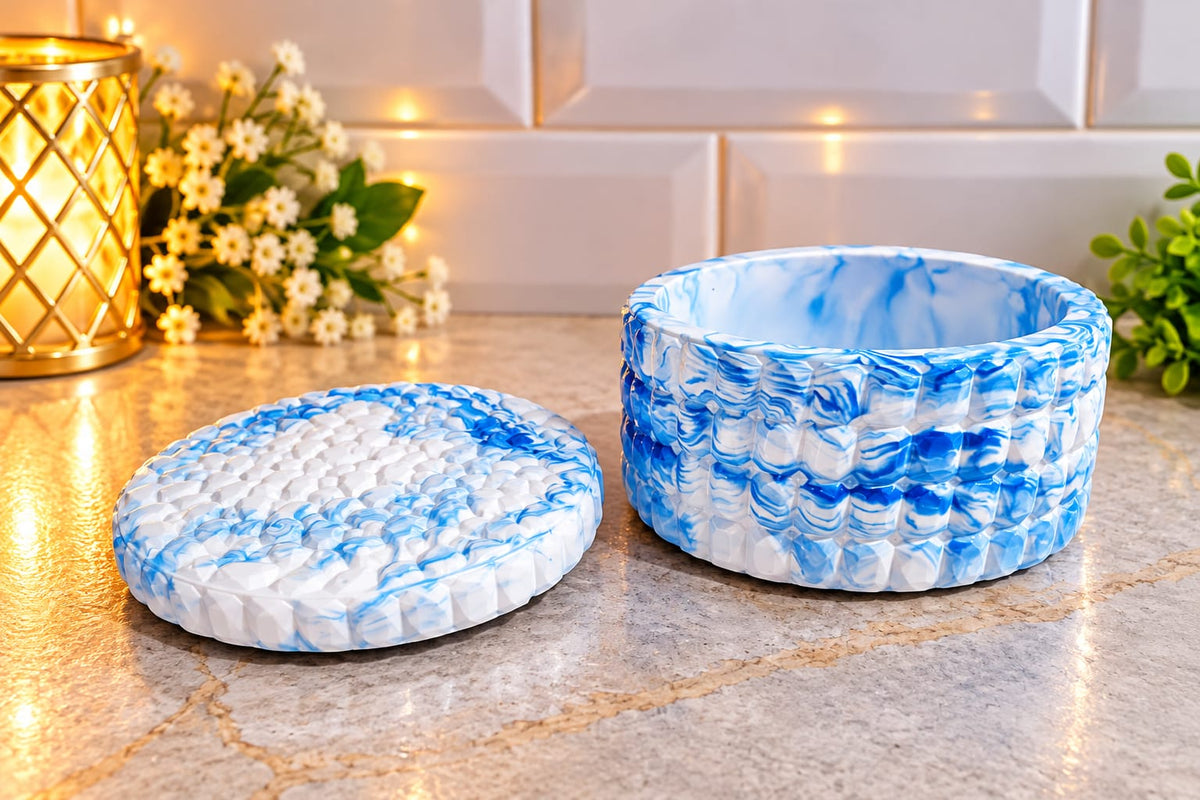 Eco resin trinket dish