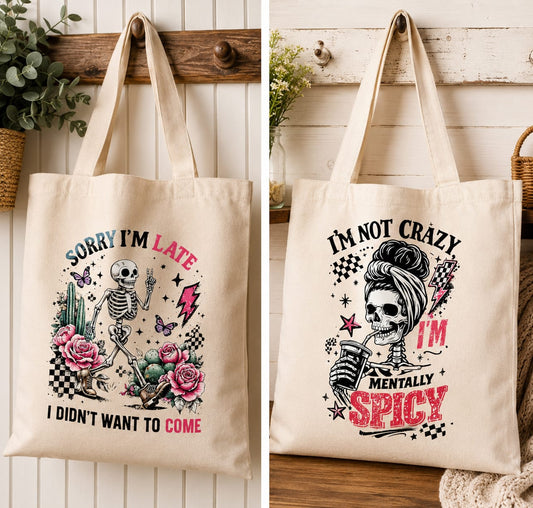 Customised tote bags