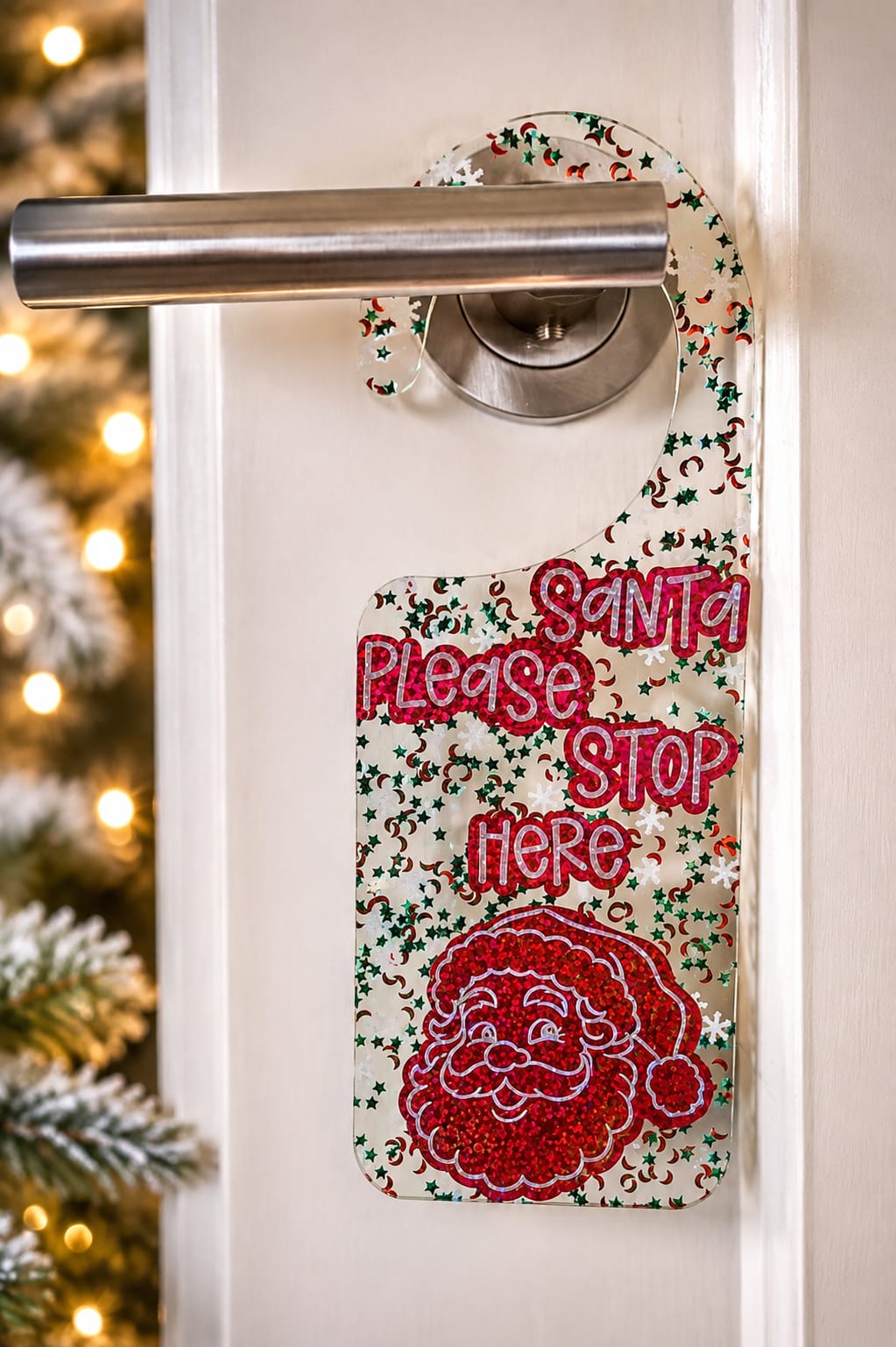 Christmas door hanger